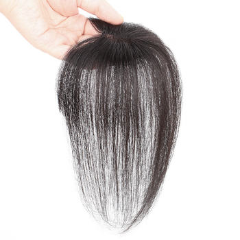 Természetes hajból készült parókadarab, szív alakú forma, fél kézi szövésű, egyenes, festhető