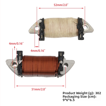 K079-1072 Motocyklová magnetická statorová cievka, model K079-1072, prispôsobiteľná