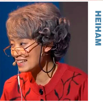 Parochňa pre ženy, krátke kučeravé vlasy, model 546, vlákno odolné voči teplu, farbiť možno