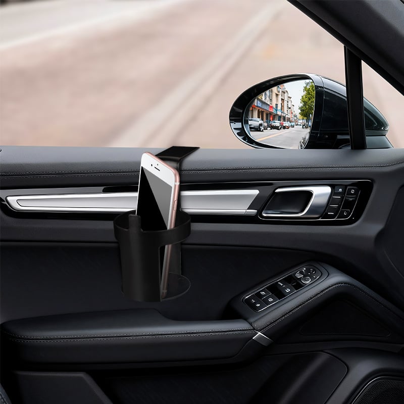 Φορητή θήκη ποτηριού αυτοκινήτου, Υλικό PP, Κρεμάμενο στην πόρτα, Αποθήκευση, Απλό στυλ