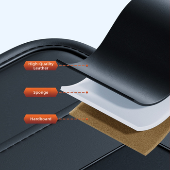 Zadná sedadlová visiaca tabuľa s koženým povrchom, vodeodolná, vrecko na uloženie, možnosť potlače loga