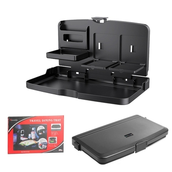 Suport pentru băuturi auto și masă de dining pentru spatele scaunului — Material: ABS; Model: Car beverage holder; Licențiată etichetă privată: Da; Ambalare: cutie colorată.