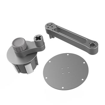 Automobilová podvesená základňa pre mini stolík, otočná o 360°, kovová konštrukcia, upevnenie zapínaním, univerzálna kompatibilita