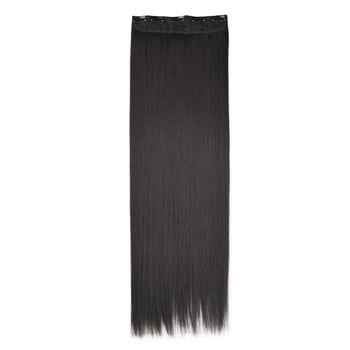 Egy darabos paróka – egyenes vágás, 5 csattal, modell 5S, hőálló rost, mechanikus gyártás