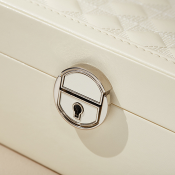 CASEGRACE Kasseg kožna kutija za nakit s izvezom – jednostavan stil, čvrsta konstrukcija, model sp01130