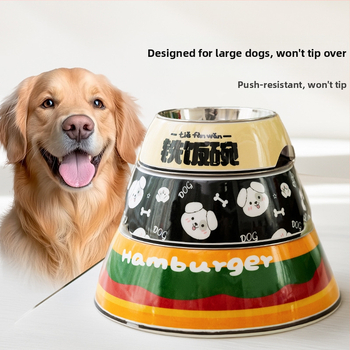 Hippie dog μπολ κατοικίδιων από ανοξείδωτο ατσάλι, σειρά 201, για σκύλους και γάτες.