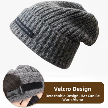 Set čiapka-paruka pre ženy, dlhá kučeravá parochňa, materiál: drôt s vysokou teplotou, model MZ-20-59, štýl kórejský