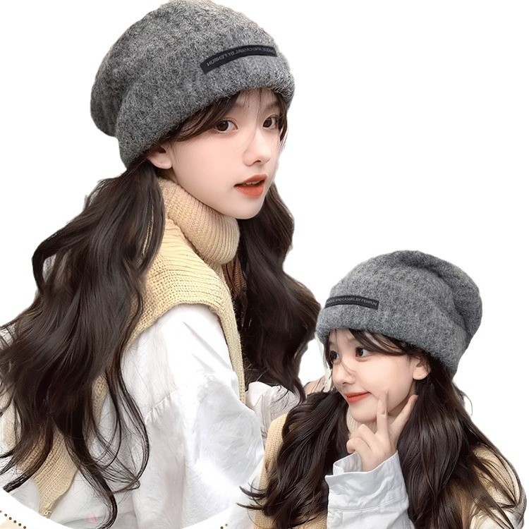 Set čiapka-paruka pre ženy, dlhá kučeravá parochňa, materiál: drôt s vysokou teplotou, model MZ-20-59, štýl kórejský