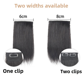 Tikrie plaukų gabalai moterims, tiesūs, mechaninis apdorojimas, be dažymo ir be perm