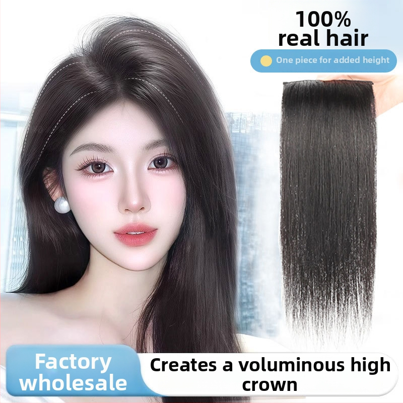 Tikrie plaukų gabalai moterims, tiesūs, mechaninis apdorojimas, be dažymo ir be perm