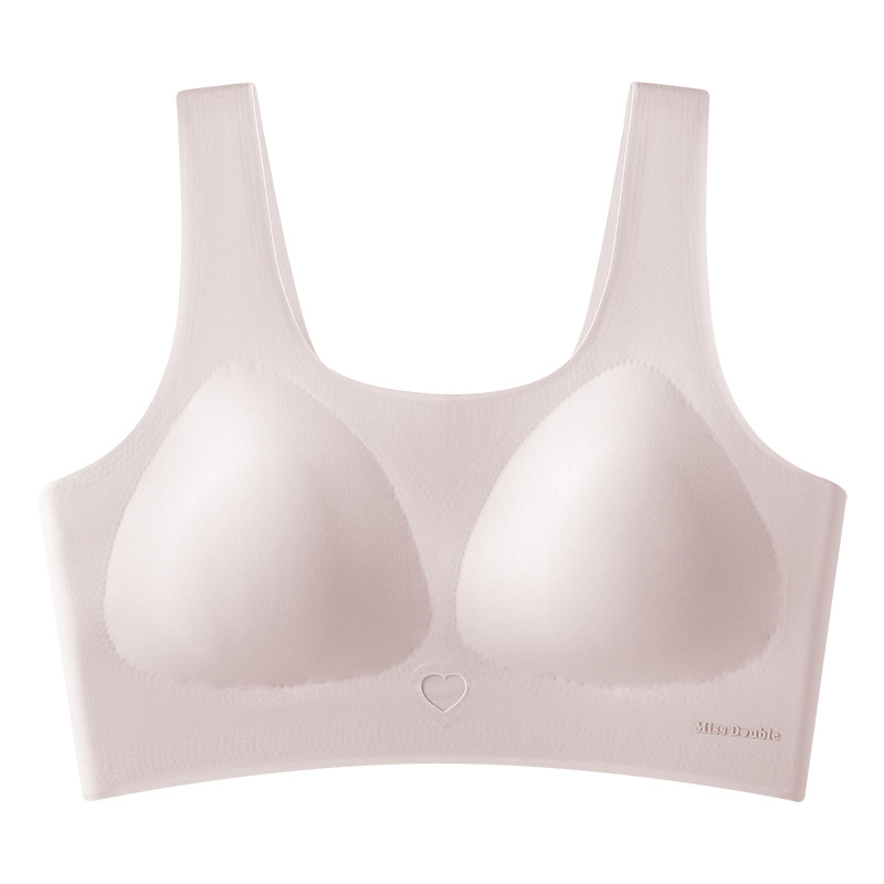 Vestový štýl bez podprsenky pre tínedžerky, bezšvové trojuholníkové košíčky, priedušný Ice Silk nylon