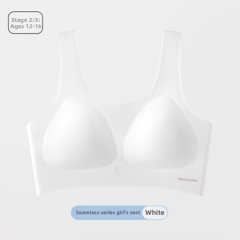 Vestový štýl bez podprsenky pre tínedžerky, bezšvové trojuholníkové košíčky, priedušný Ice Silk nylon