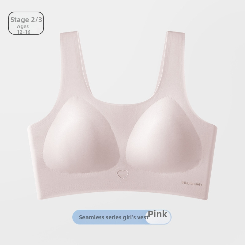 Vestový štýl bez podprsenky pre tínedžerky, bezšvové trojuholníkové košíčky, priedušný Ice Silk nylon