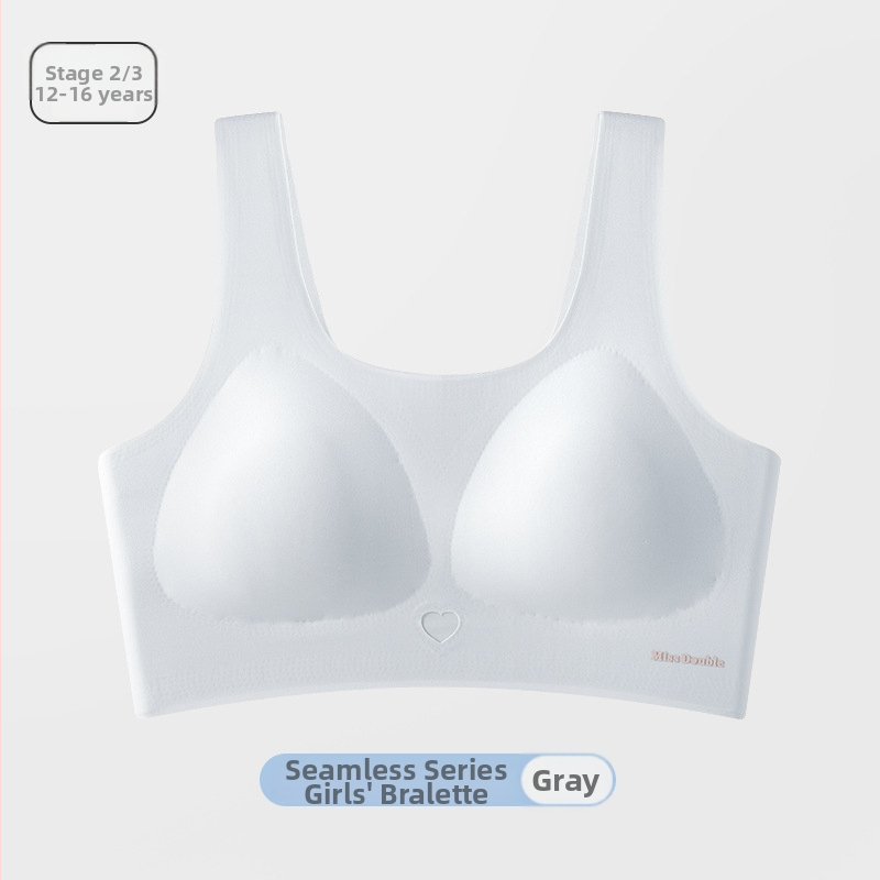 Vestový štýl bez podprsenky pre tínedžerky, bezšvové trojuholníkové košíčky, priedušný Ice Silk nylon