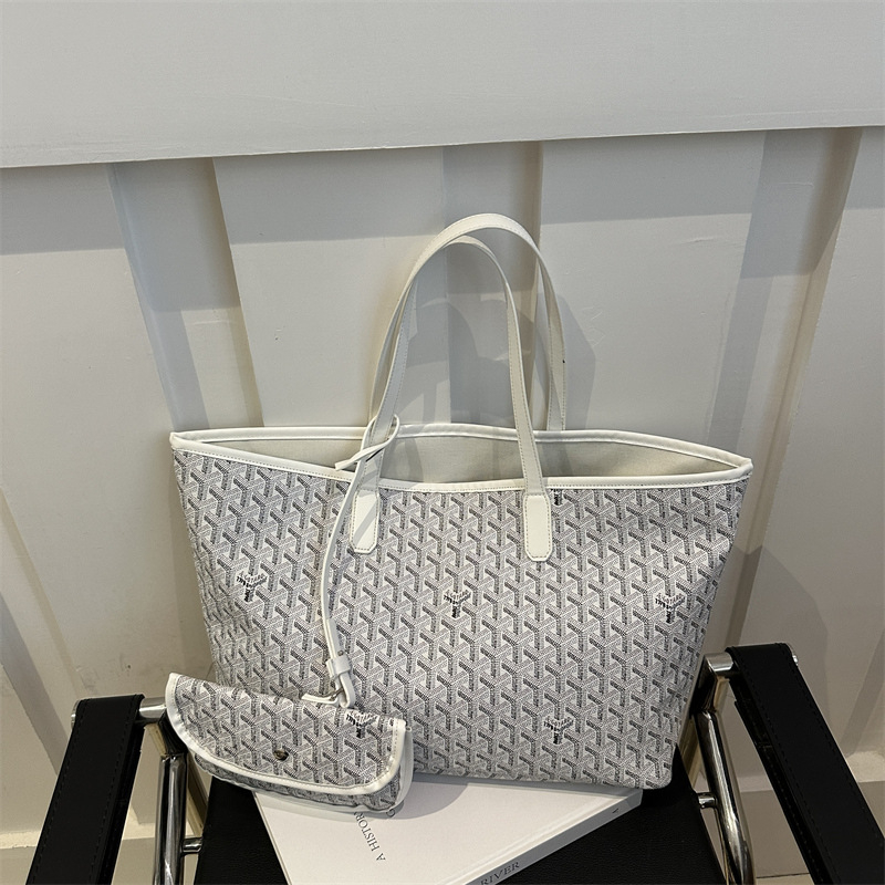 PU Tote чанта със цип, уличен стил, есен 2024