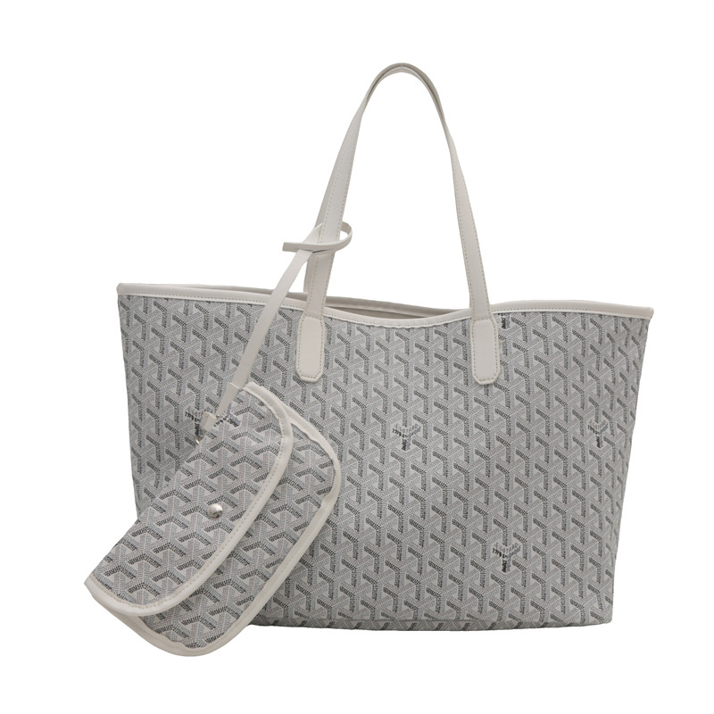 PU Tote чанта със цип, уличен стил, есен 2024