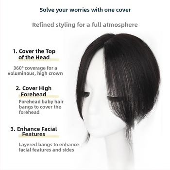 Paruka z pravých ľudských vlasov, rovné pramene vlasov, Gold Wire 711, farbenie možné, pre ženy