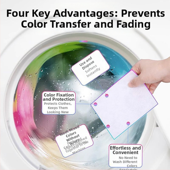 Pracie listy na farby – zabraňujú transferu farieb, pre domáce práčky, Značka: Fan Rou
