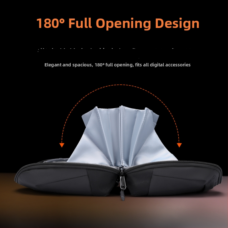 Mužský vodotesný cestovný organizér z Oxford textílie na dátové káble, kancelárske potreby a kozmetiku