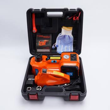 Prenosný elektrický kľúč a hydraulický zdvihák pre opravy áut