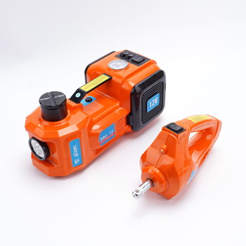 Prenosný elektrický kľúč a hydraulický zdvihák pre opravy áut