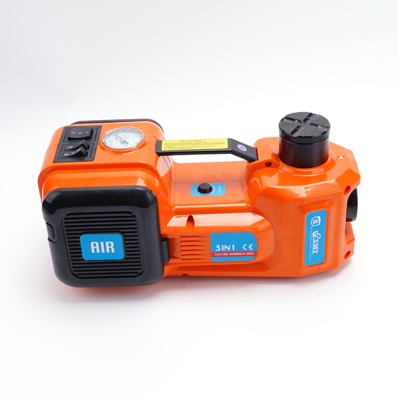 Prenosný elektrický kľúč a hydraulický zdvihák pre opravy áut