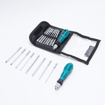 9-dielny multifunkčný skrutkovačový set s magnetickými Philips bitmi pre opravy a demontáž