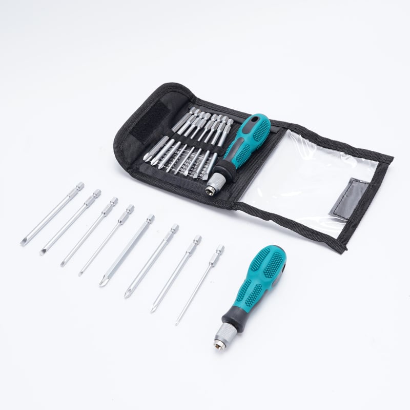 9-dielny multifunkčný skrutkovačový set s magnetickými Philips bitmi pre opravy a demontáž