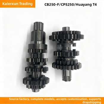 Sada hlavných a vedľajších hriadeľov pre motocykel Kailxun CPS250 – 250 cm3, jednocyklový motor