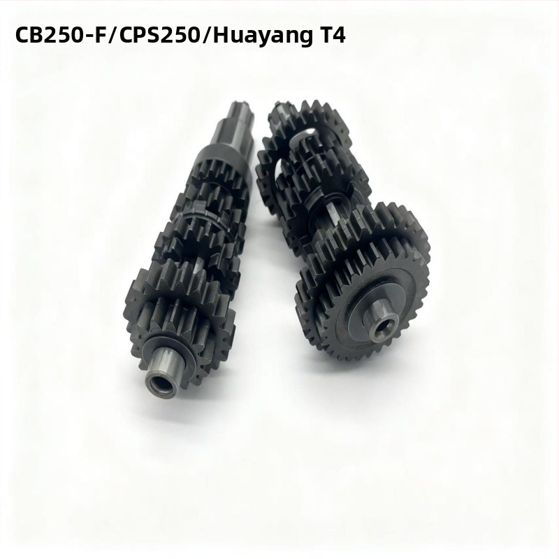 Sada hlavných a vedľajších hriadeľov pre motocykel Kailxun CPS250 – 250 cm3, jednocyklový motor