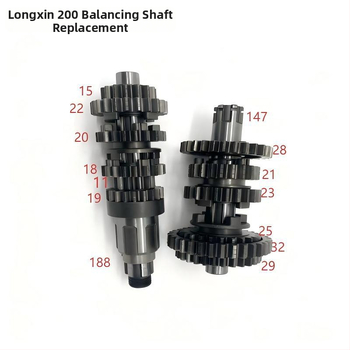 Sada vyvažovacieho hriadeľa motora pre motorku Longxin 200 — 200cc, jednovalcový, Kailxun, položka č. 007