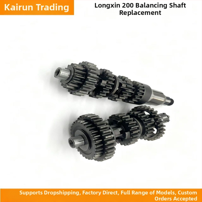 Sada vyvažovacieho hriadeľa motora pre motorku Longxin 200 — 200cc, jednovalcový, Kailxun, položka č. 007