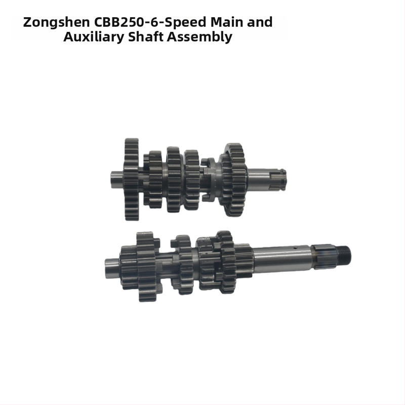 Motocyklový motor hlavný a vedľajší hriadeľ – súprava, CBB250 šesťrýchlostná, 250 cm³, jednovälec,značka Kailxun, kompatibilné s Zongshen Tianyi Xinguizun Feiken
