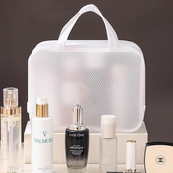 Hügieenikott PVC materjal, horisontaalne ruuduline kuju, mitmeotstarbeline reisikorraldaja (kosmeetika, riided ja hügieenitooted)