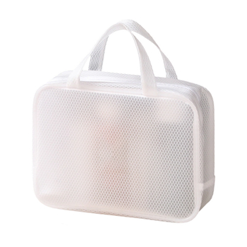 Hügieenikott PVC materjal, horisontaalne ruuduline kuju, mitmeotstarbeline reisikorraldaja (kosmeetika, riided ja hügieenitooted)