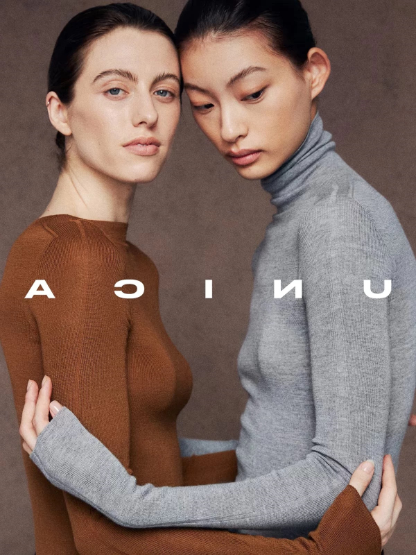 Pulover din lână, tricot fără cusături, guler înalt, mâneci lungi, croială slim