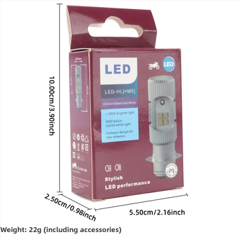 Motocykel LED hlavné svetlo P15D, dvojfarebné, integrované blízko a diaľkové, hliníková zliatina, 9–96V, LED 3030, model motor251-p15d, Kevanly