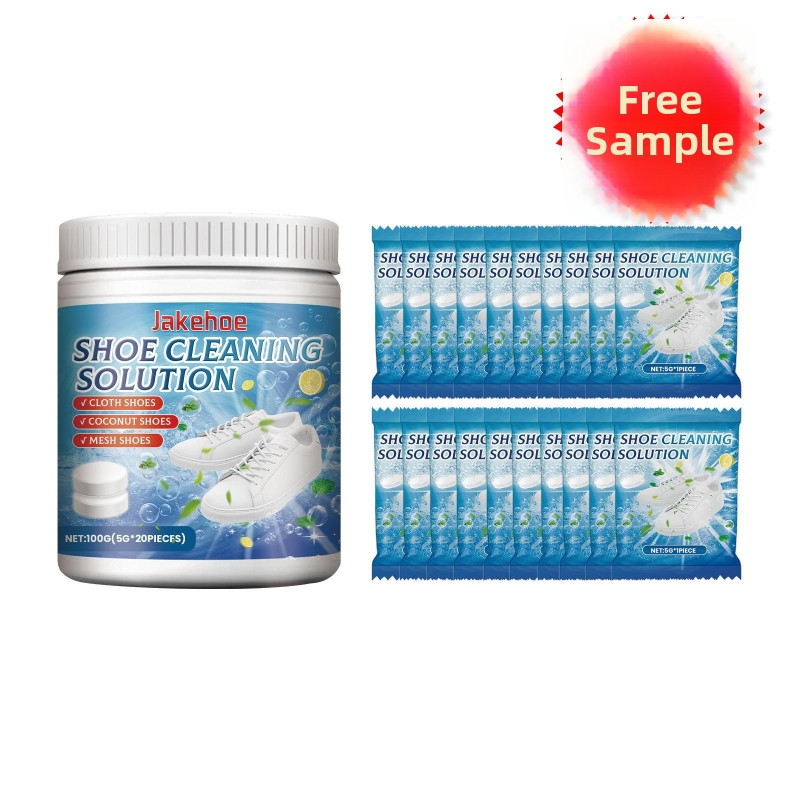 Jakehoe Biele tenisky čistacie tablety pre kanvasové tenisky a športovú obuv, 56 kusov v balení, Produktový kód JHC01-A017-100-BU3, OEM