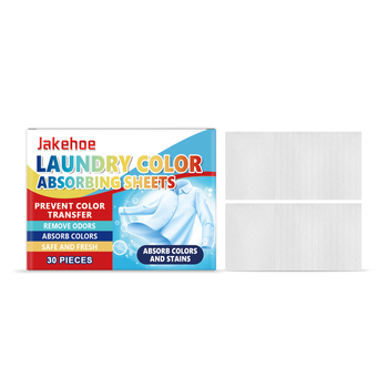 JAKEHOE Listy na záchyt farieb pri praní – Adsorpčná ochrana proti presunu farieb pri zmiešanom praní; oblečenie zostáva čerstvé; 253 listov v krabici