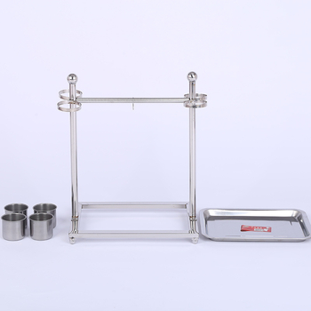 Подова стойка за папагала – неръждаема стомана, издръжлива, за птици.