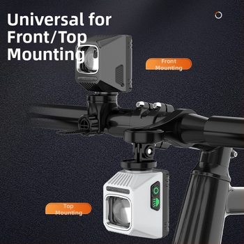 Viseće prednje svjetlo za bicikl za noćnu vožnju – kompatibilno s cestovnim i planinskim biciklima, podesiv daljinski i kratki snop, protiv zasljeplivanja