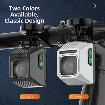 Viseće prednje svjetlo za bicikl za noćnu vožnju – kompatibilno s cestovnim i planinskim biciklima, podesiv daljinski i kratki snop, protiv zasljeplivanja