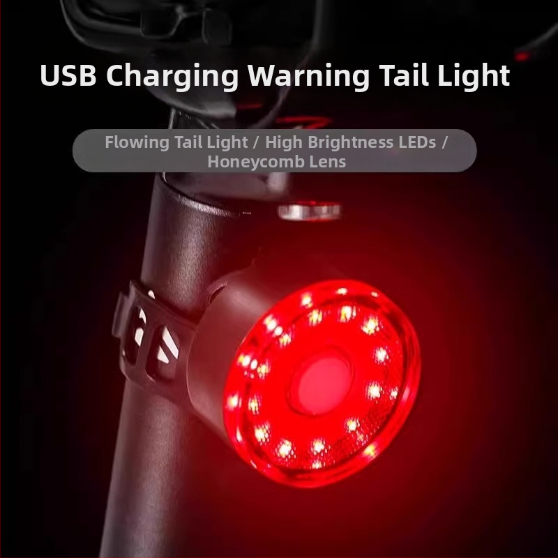 Велосипедно задно светло за нощно каране — Ултраярко, за планински и шосейни велосипеди, марка Friendly