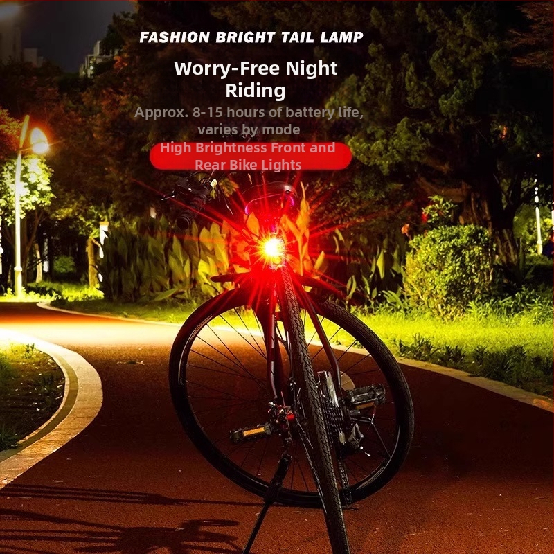 Zadné svetlo na bicykel na nočné jazdy — Ultra jasné, pre MTB a cestné bicykle, Značka Friendly