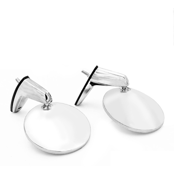 Klasični auto okrugli retrovizor – nehrđajući čelik, model SF-QC-003