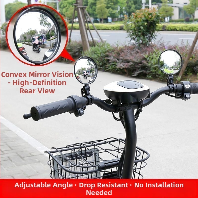 Sada 2 360° otočných spätných zrkadiel pre elektrické vozidlá a bicykle