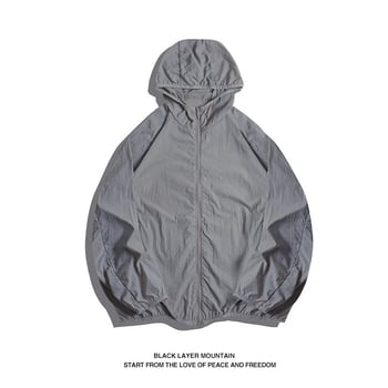 Hooded windbreaker za outdoor upotrebu s UPF50+ UV zaštitom, vodootporna, brzo suši, prozračna