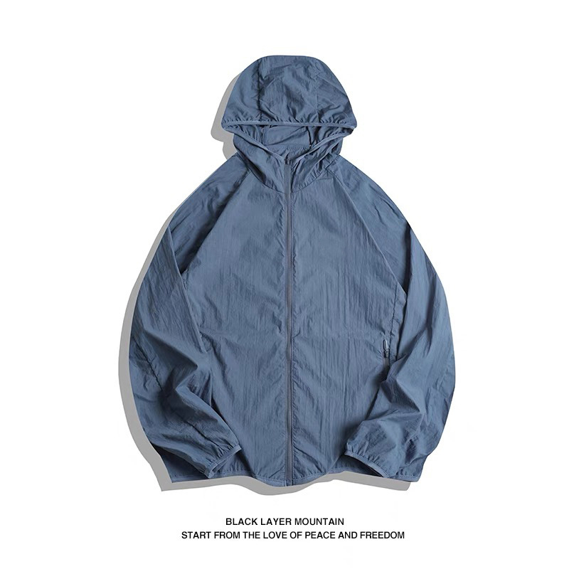 Hooded windbreaker za outdoor upotrebu s UPF50+ UV zaštitom, vodootporna, brzo suši, prozračna