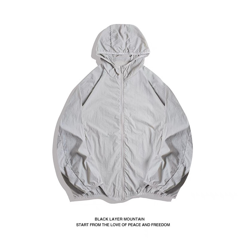 Hooded windbreaker za outdoor upotrebu s UPF50+ UV zaštitom, vodootporna, brzo suši, prozračna