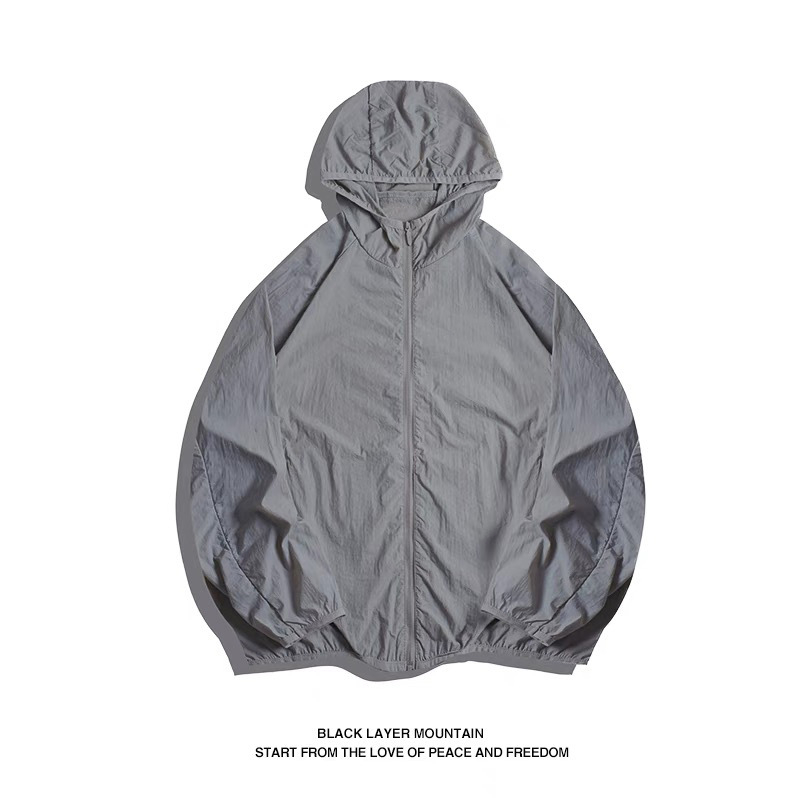 Hooded windbreaker za outdoor upotrebu s UPF50+ UV zaštitom, vodootporna, brzo suši, prozračna